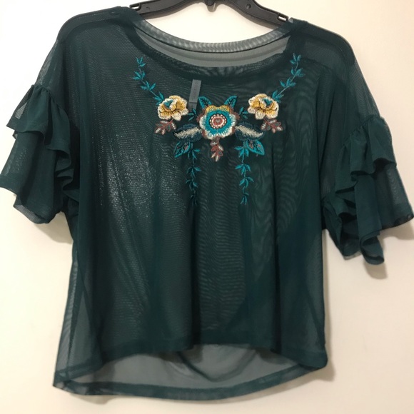 Xhilaration Tops - beautiful green xhilaration blouse size S
